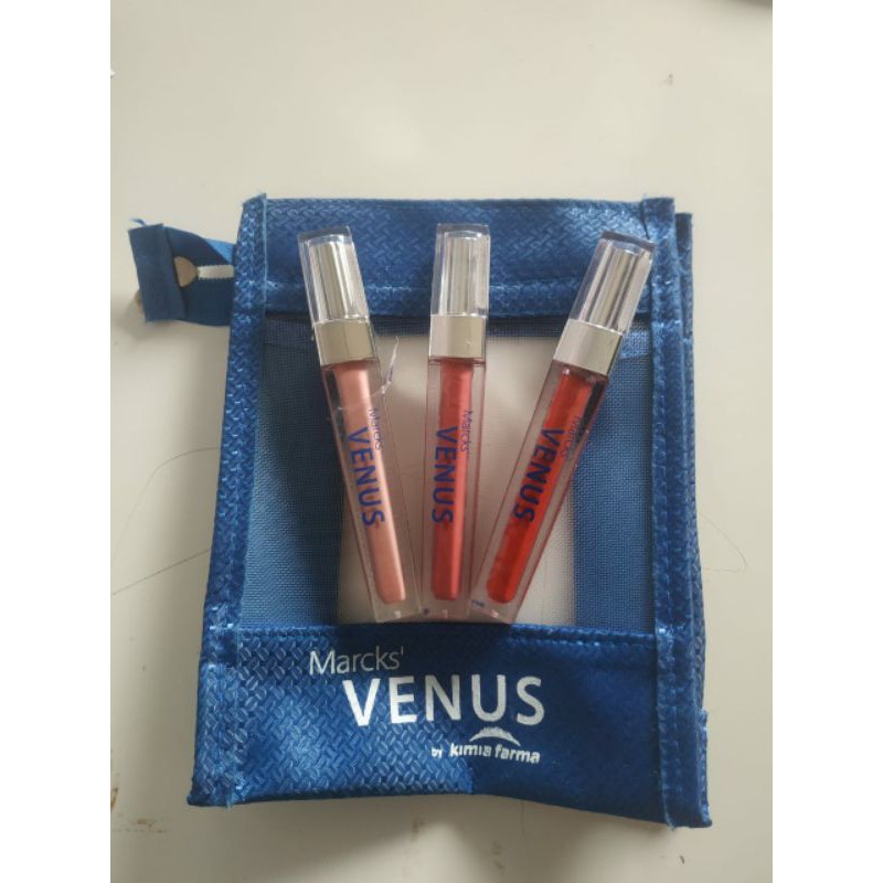 Paket 3 Lipstik Lipcream Marcks Venus