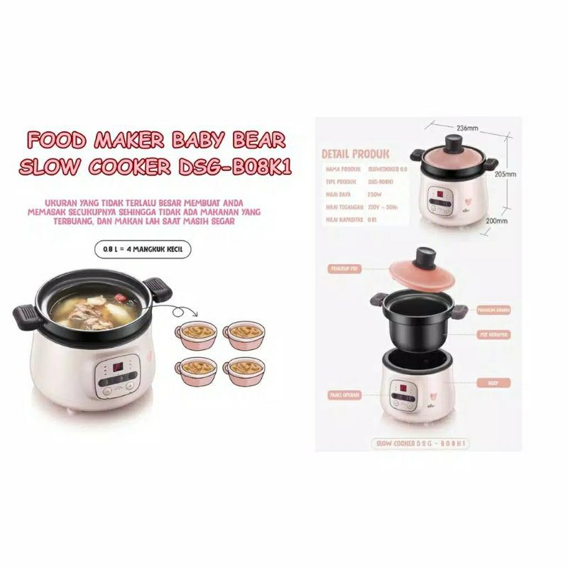 Preloved Slow Cooker BEAR