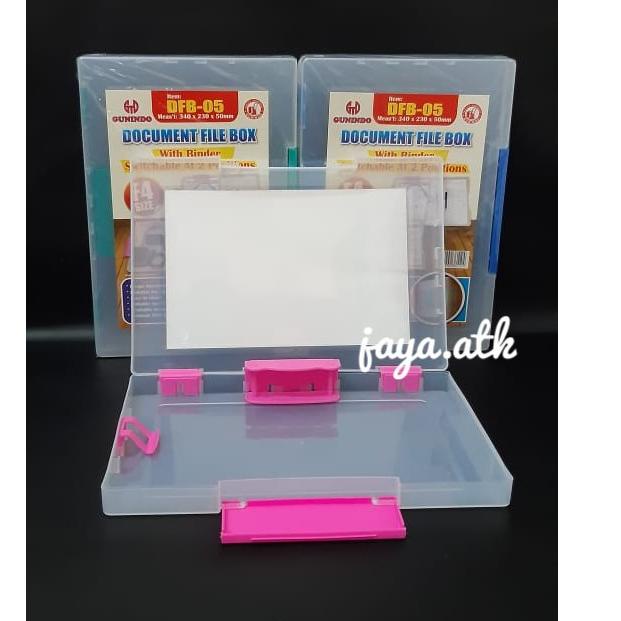 

Terbaru!! MAP PLASTIK DOKUMEN TENTENG FOLIO F4 FILE CASE DOCUMENT FILE BOX DFB-005 HARD CASE PLASTIK TEBAL 558FFIT