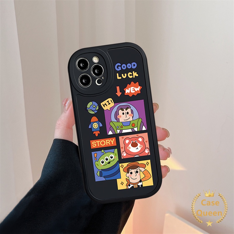 Soft Case TPU Motif Kartun Toy Story Untuk iPhone 6 6s 7 8 Plus 11 12 13 Pro MAX XR X XS MAX SE 2020