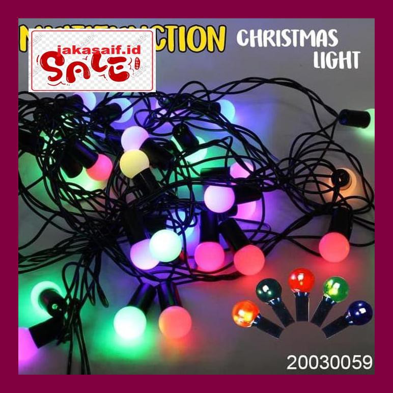 Natal Aks- Lampu Natal Led Hias Bulat Bola Anggur Kecil Gantung / Lampu Tmblr 790Natt