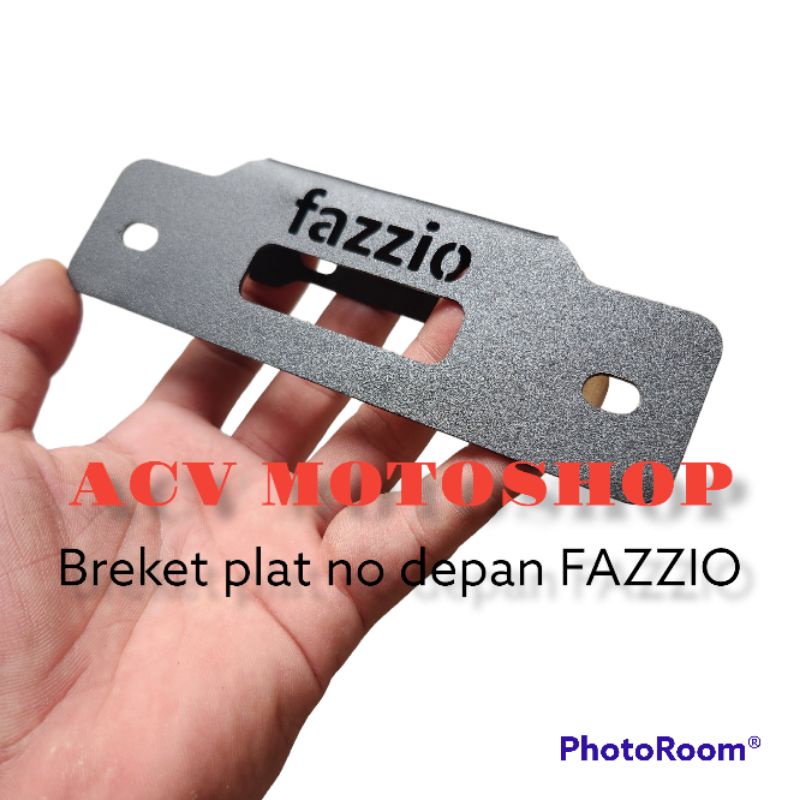 Breket Plat Nomor Fazzio Dudukan Plat Nomor Fazzio Tebal