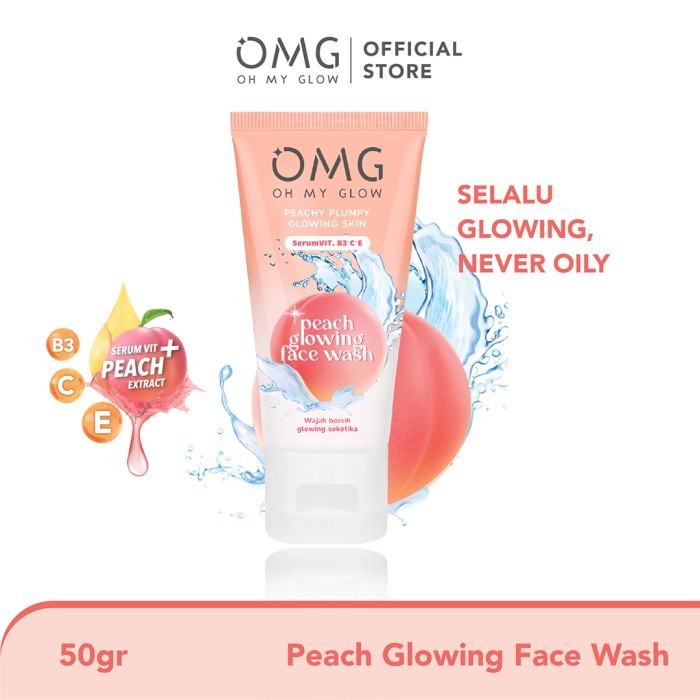 ❤️ MEMEY ❤️ OMG Peach Glowing Series | Peachy Plumpy Glowing Skin | Cream | Face Wash | Toner | Krim Wajah | Sabun Cuci Muka | BPOM