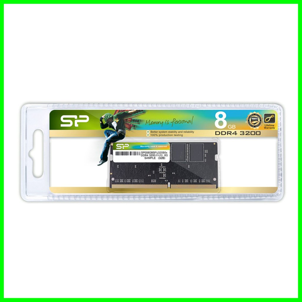 Silicon Power DDR4 3200MHz CL22 8GB SODIMM RAM PC Desktop - RAM 8GB