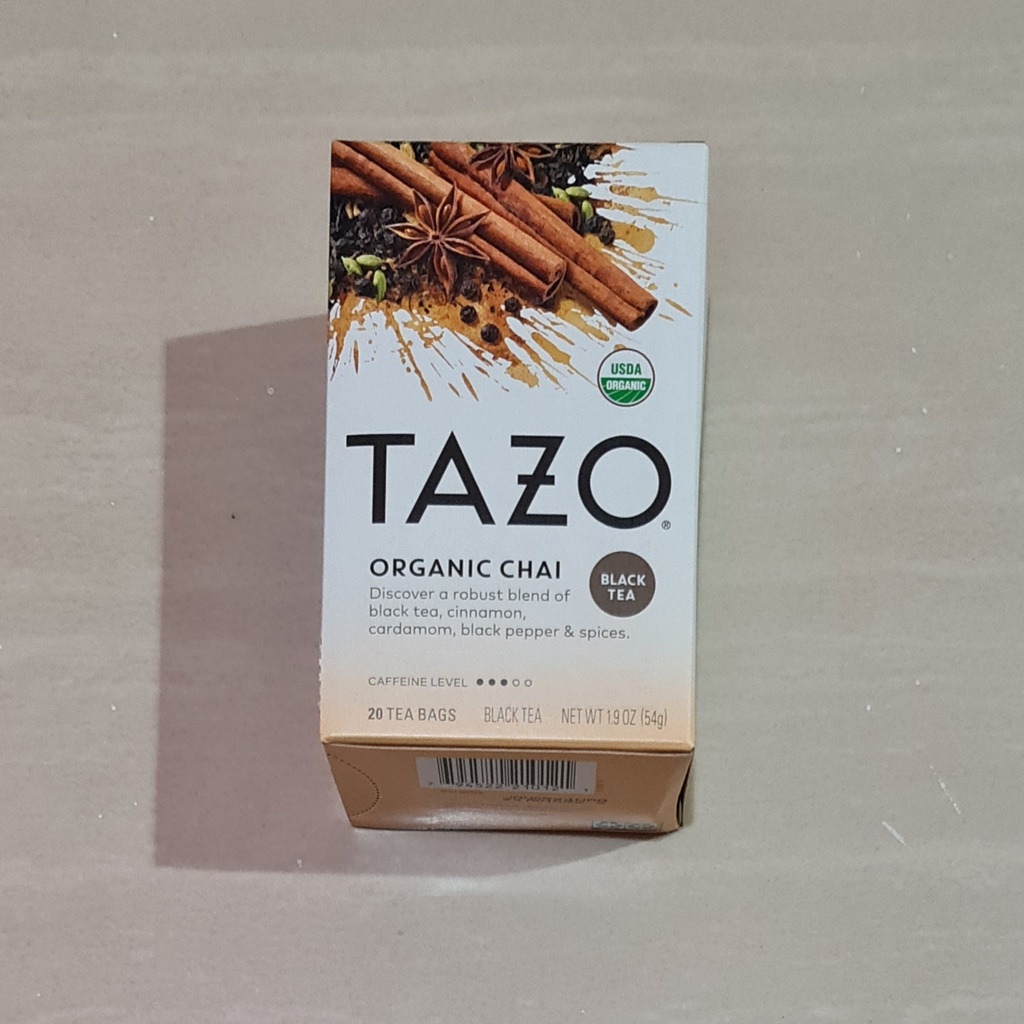 Teh Tazo Organic Chai Black Tea Cinnamon 54 Gram