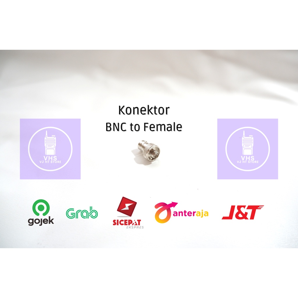 Konektor BNC To SMA FEMALE BNC TO FEMALE