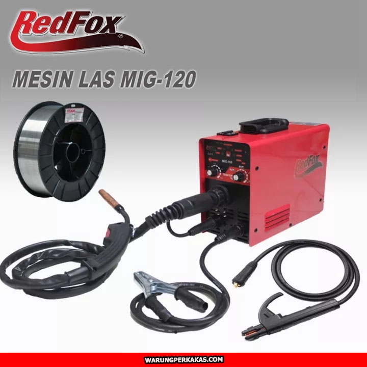 MESIN LAS LISTRIK MIG TRAVO LAS REDBO - REDFOX MIGI 130 TRAFO LAS MIG INVERTER