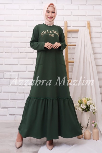 GAMIS BABYTERRY IMPORT BORDIR Ori Saku depan / R.5 - 139-4946