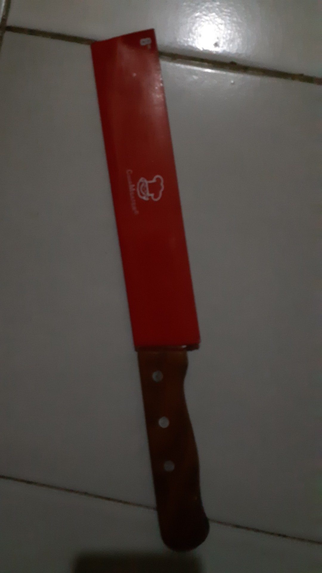 Pisau Dapur Stainless Steel Gagang Kayu Berkualitas Tajam Piso Pemotong Cooking Knife
