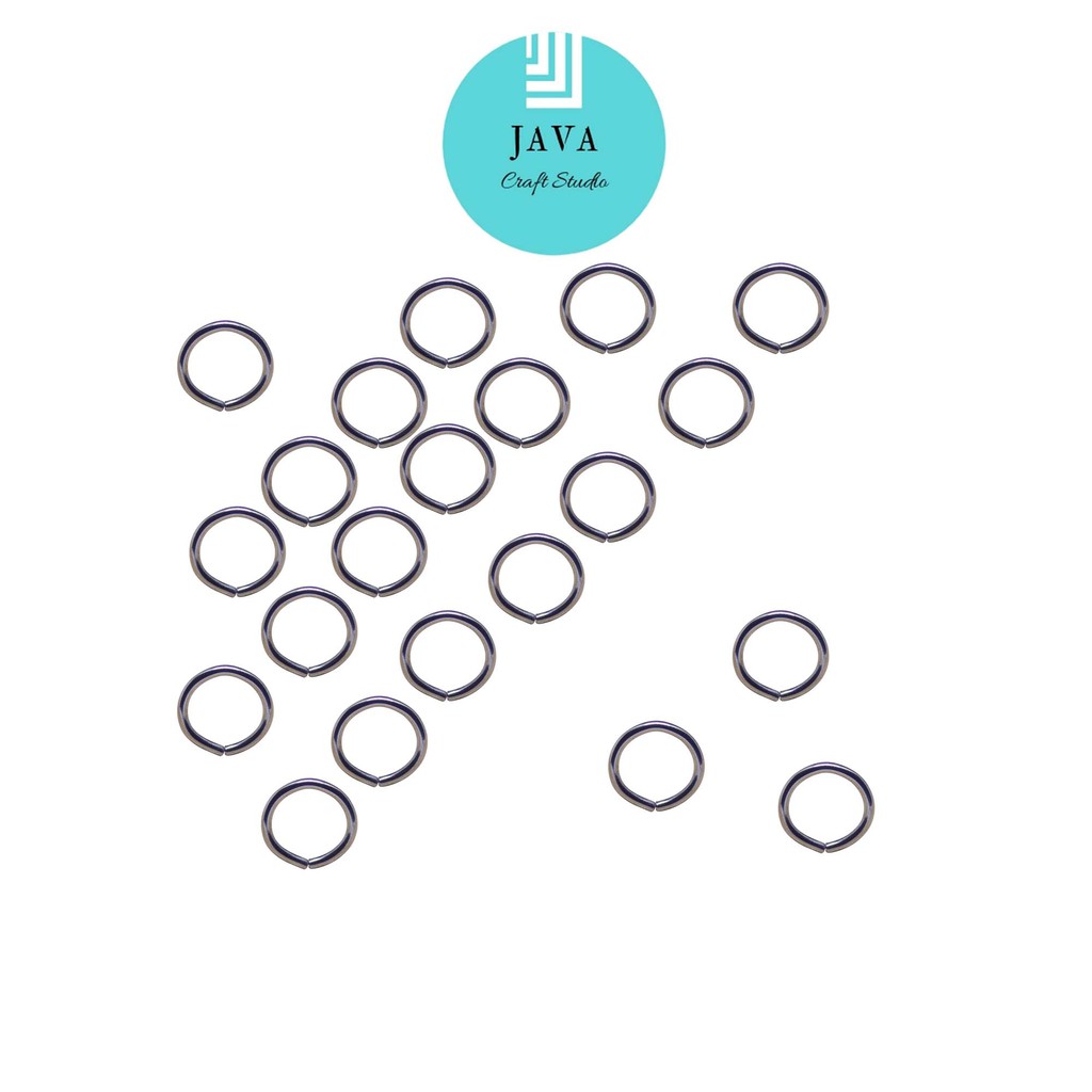 Ring Gantungan Kunci Kecil Lebar 8 mm Tebal 1 mm Per 144 Pcs