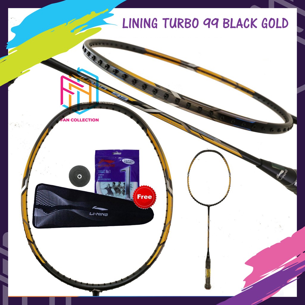 NEW LINING TURBO 99 RAKET BADMINTON ORIGINAL
