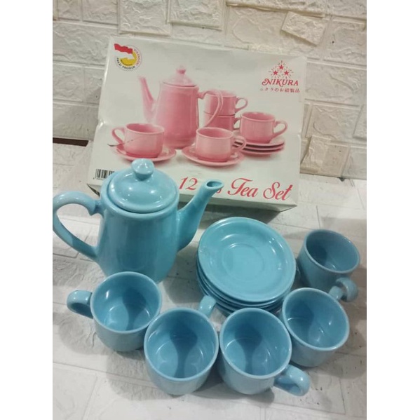 TEKO SET CANGKIR KERAMIK BATAM