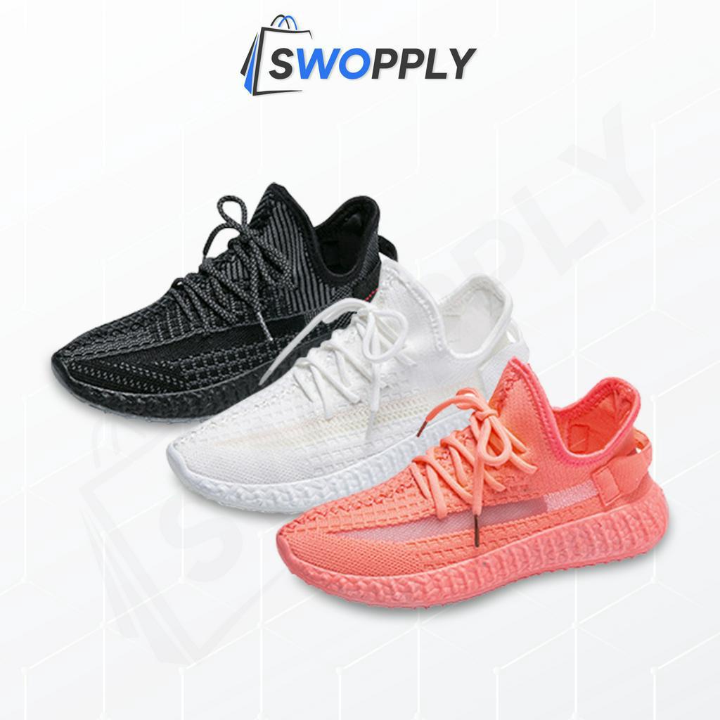 Swopply SHS032 Sepatu Sneakers Olahraga OOTD Wanita Ulzzang Korea Style Woman Sport Fashion Shoes