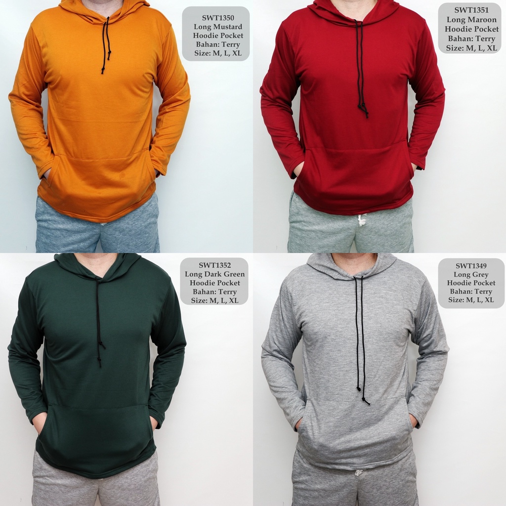 Sweater Hoodie Fashion Cowok / Sweater Distro / Switer Polos Unisex / Baju Lengan Panjang Cowok G024