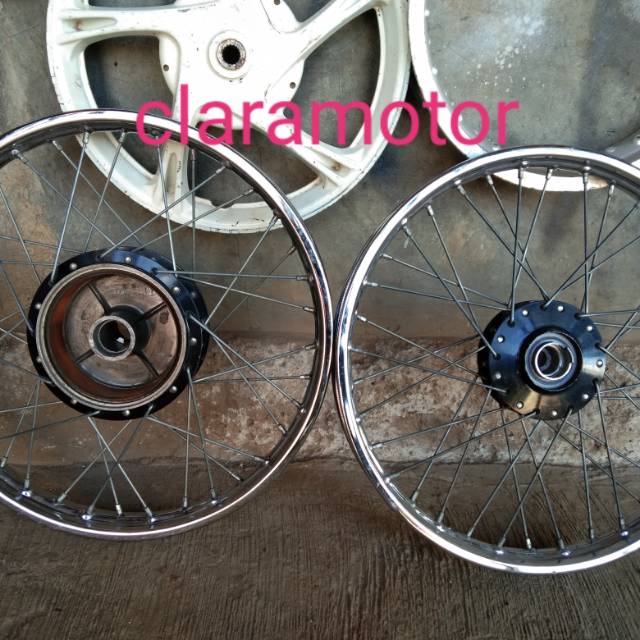 Pelek depan belakang motor vega R new