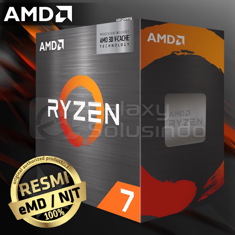 AMD Ryzen 7 5800X3D 8 Core + 16Thread AM4  - 5800X 3D V Cache Processor