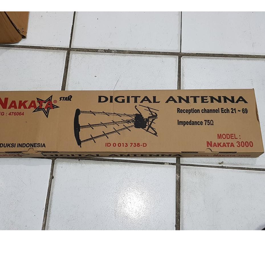 ✦ Nakata 3000 Antena TV Outdoor 3 Ruas Antena TV Tabung Dan Antena TV LED Antena TV Luar ➦