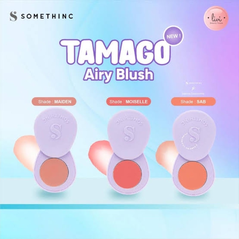 [ AGEN RESMI ] blush on cream - Somethinc Tamago Airy Blush - best blush on cream