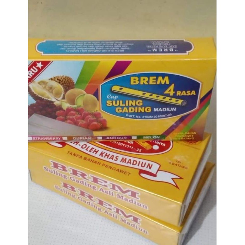 

BREM SULING MADIUN (original & mix buah)