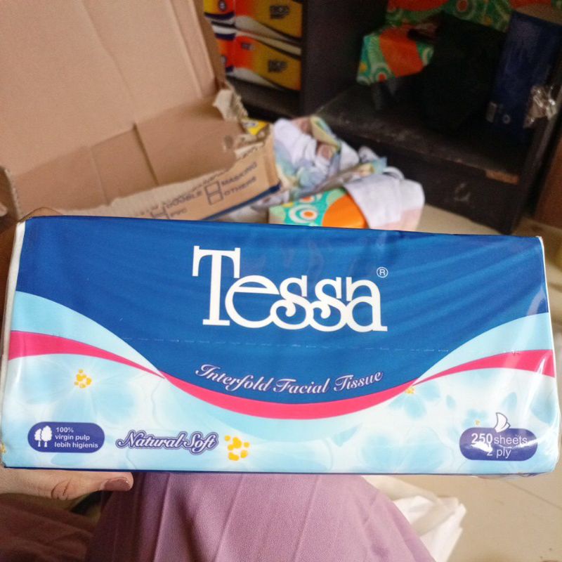 NICE Facial Tissue 180 Sheets 2 Ply ORIGINAL / Tisu Wajah Tisu Nice SERAT TEBAL-tisu tessa 200 sheet