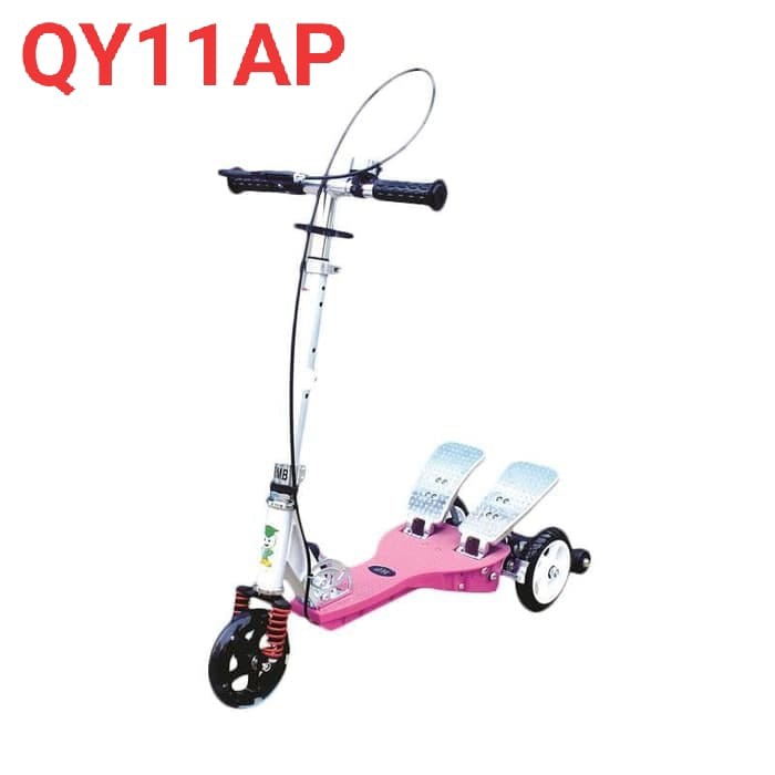 SCOOTER/ SEKUTER/OTOPED INJAK/GENJOT DUAL PEDAL QY 11 AP