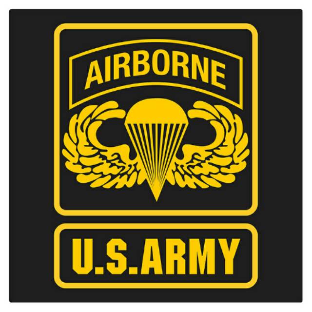 US Army Airborne Cutting Sticker