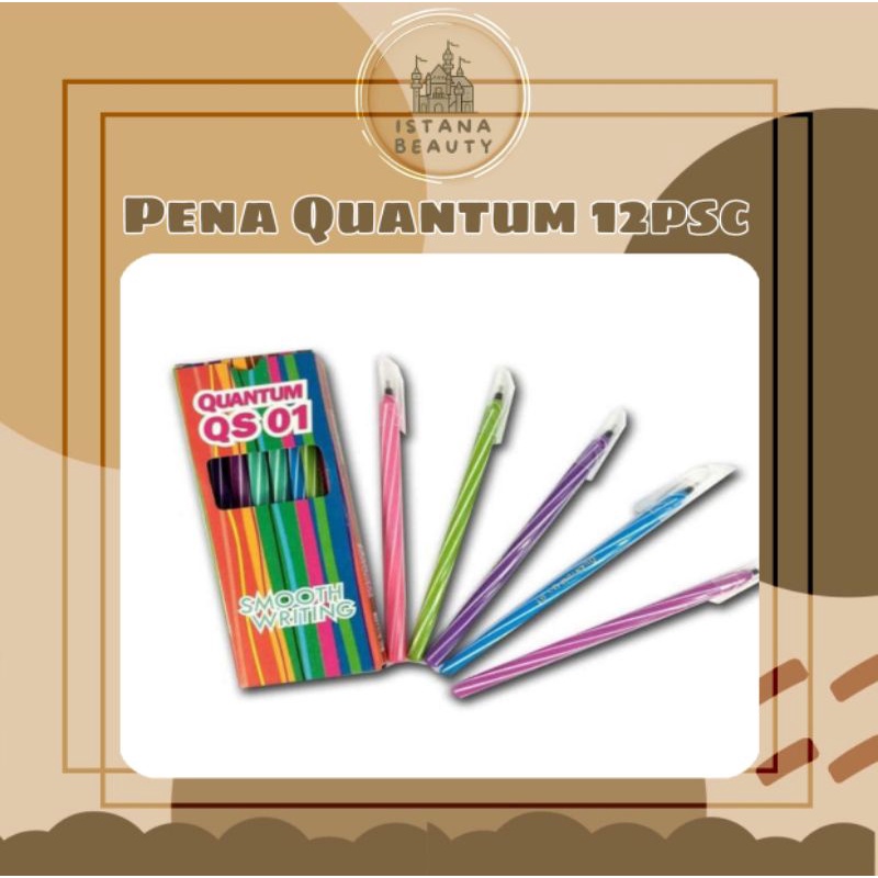 

Pena Quantum 1lusin / Pena murah / pena tinta / alat tulis
