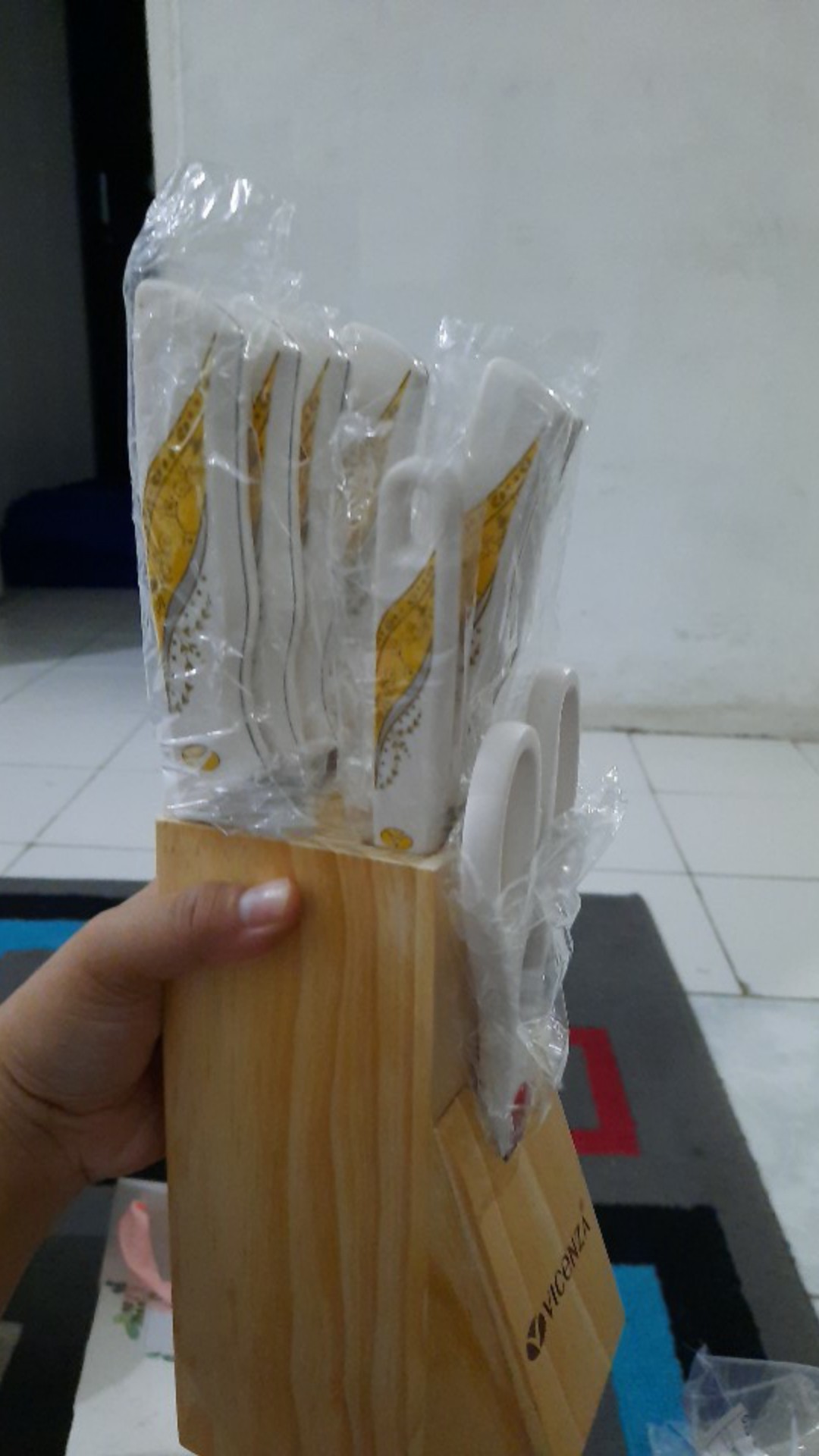 Pisau Set Keramik Vicenza V-919k V 919k