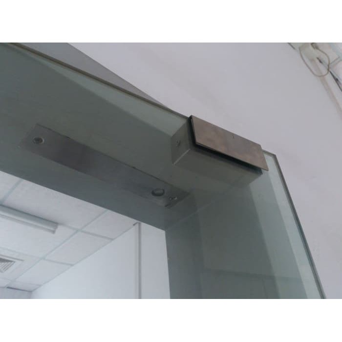 Murah Bracket Dropbolt drop bolt breket frameless glass door electric lock