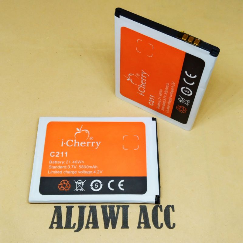 Baterai Batre Bt Battery Bateray Icherry i-Cherry C211 Original Battery Hp