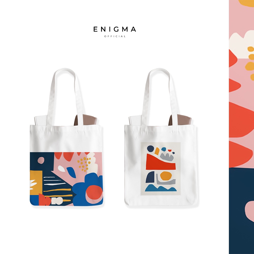 TERBARU TOTEBAG KANVAS AESTHETICS ORIGINAL ENIGMA OFFICIAL TOTEBAG WANITA TAS TOTE BAG