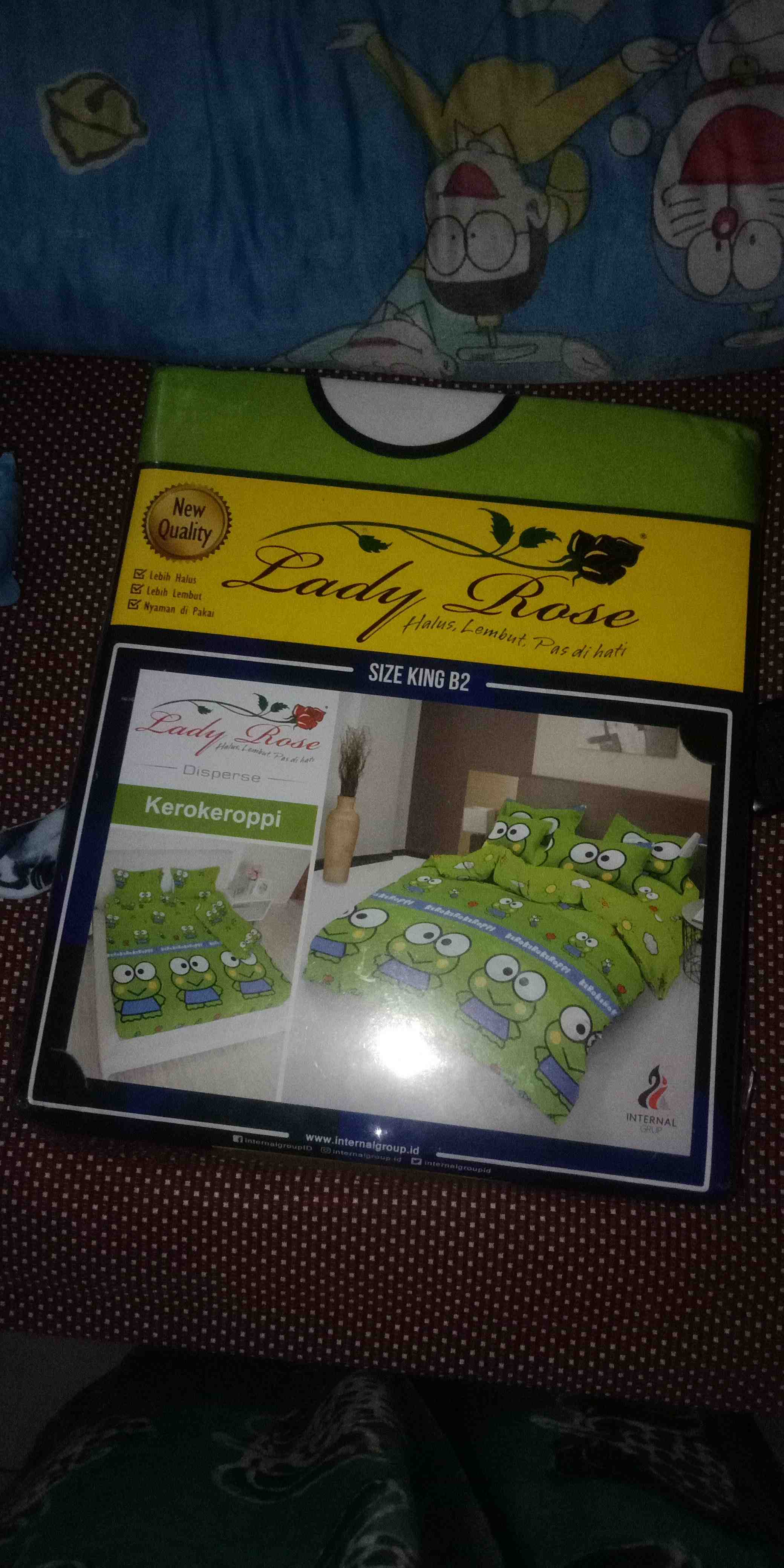 Ladyrose Disperse Keroppi Sprei  120/180*200