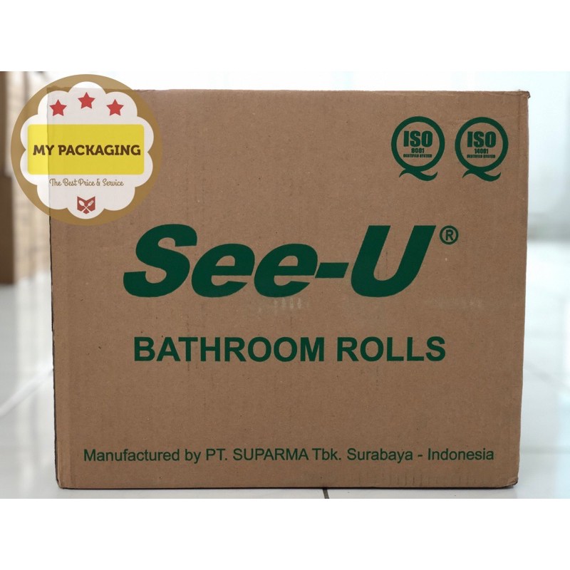 Tissue TOILET Tisu Tisue SEE-U 215 Sheet 2 PLY 1Pack isi 10Rolls