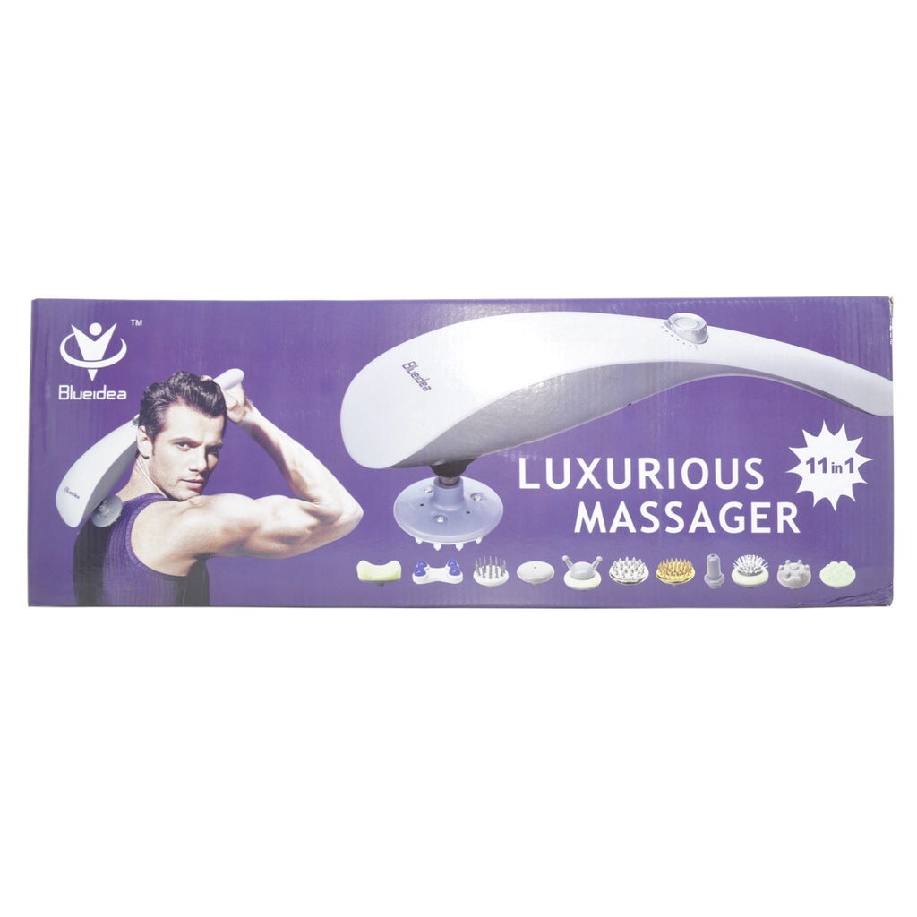 Magic Massager Blueidea /Alat Pijat 11 in 1 Kepala