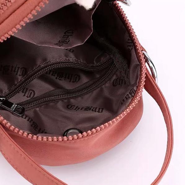 ♜ Tas Wanita Import Jinjing dan Selempang CHIBAO Mini CB8186 8186 Y332 Bordir Bunga Parasut Super ✹