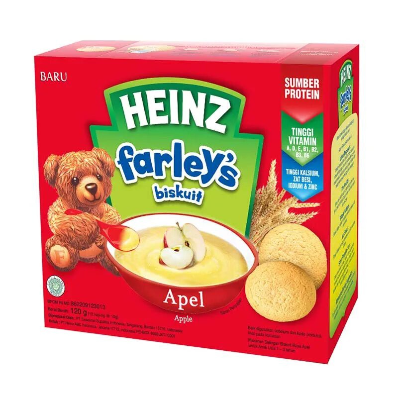 HEINZ FARLEYS APPLE 120GR / BTN039