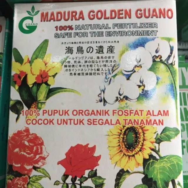 Pupuk Organik Tanaman Bunga Buah Madura Golden Guano 1kg