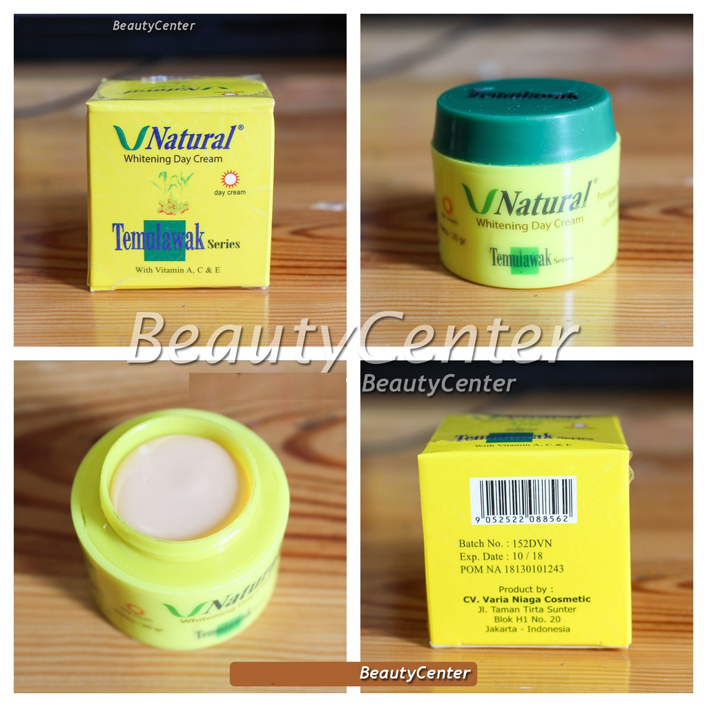 Cream Siang Temulawak V Natural BPOM ORIGINAL