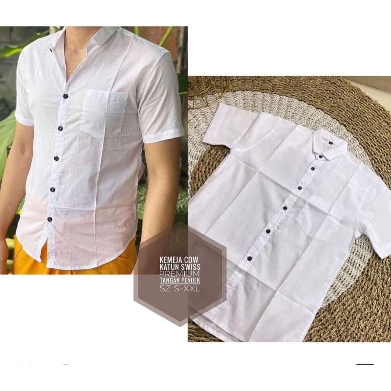 KEMEJA PRIA BAHAN KATUN SWISS / KEMEJA BALI/ KEMEJA KEPURA/ KEMEJA BAJU BALI PRIA BAGUS MURAH/ KEMEJ