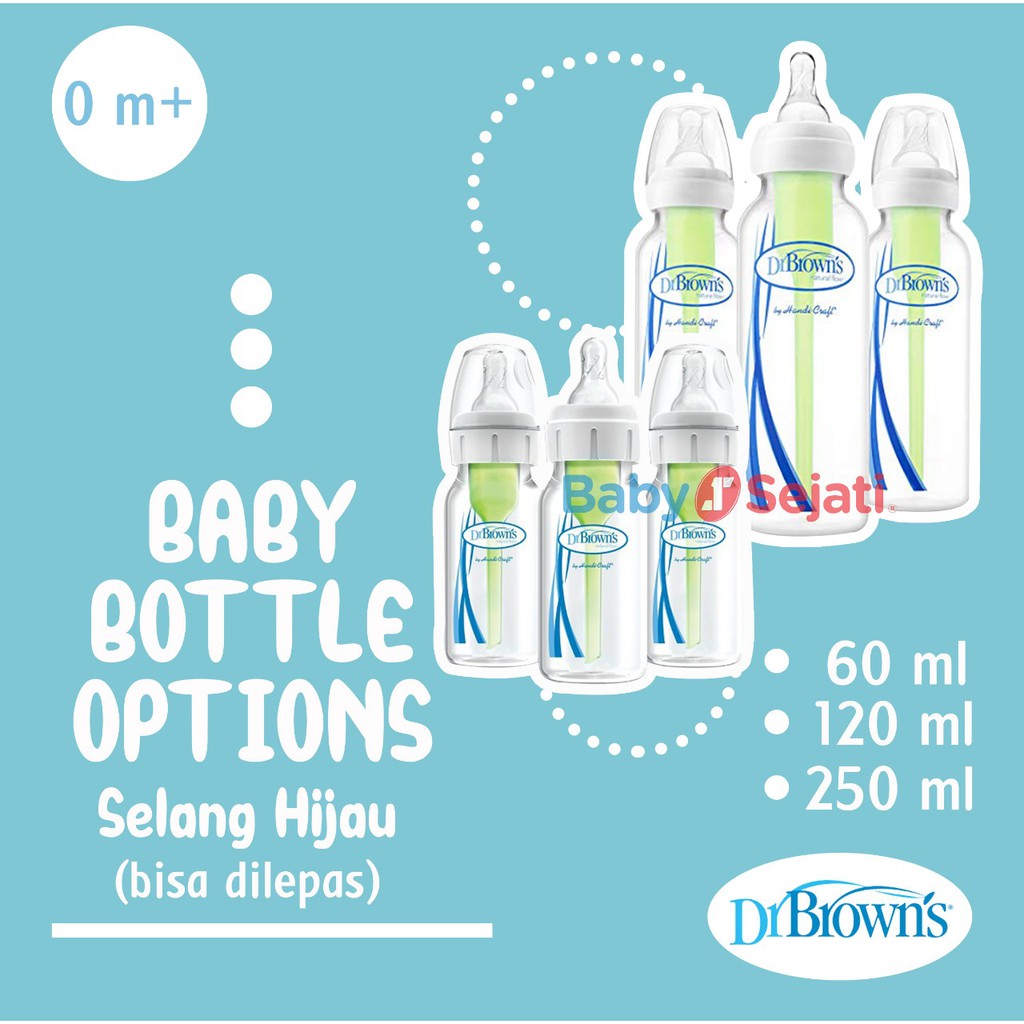 Dr Browns Baby Botlle Options