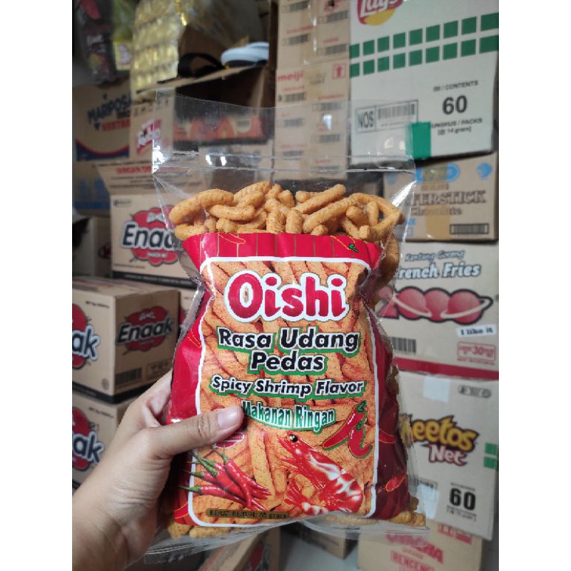 

oishi rasa udang pedas 210gr