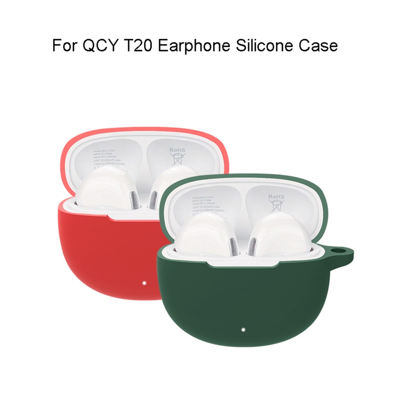 Btsg Untuk QCYT20 Shockproof Headphone Nirkabel Lengan Silikon Perumahan Tahan Benturan Anti Debu Penutup Yang Dapat Dicuci