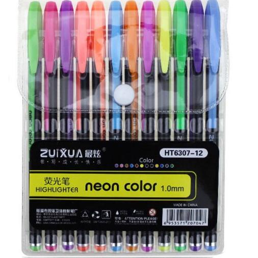 

[65] Pulpen Gel Warna Warni 1 set 12 Warna [bi -723]
