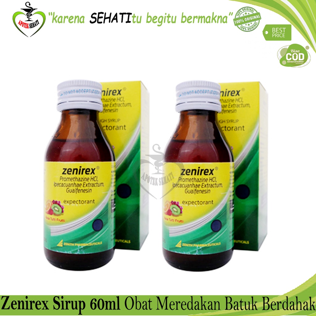 ZENIREX SIRUP EKSPEKTORANT OBAT BATUK 60ML