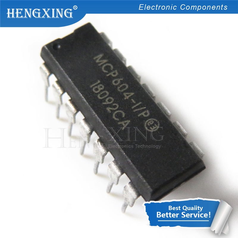 10pcs Ic MCP604-I / P MCP604-IP MCP604-I MCP604 DIP-14