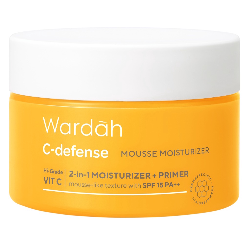 wardah c-defense mousse moisturizer