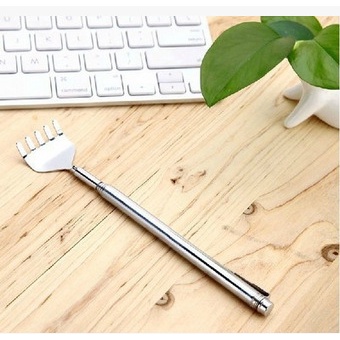Garukan Punggung Alat Garuk Pijat Badan Teleskopic Tongkat Tarik Stainless Panjang Pendek / Garuk punggung cakar elang eagle back scratcher garuk punggung besi teleskopik alat garuk punggung