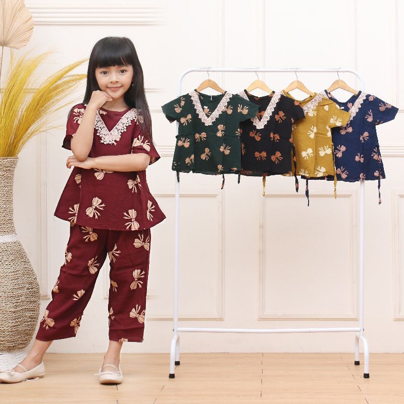 PROMO SETELAN MOTIF LOVE USIA 1-6 TAHUN SETELAN RENDA ANAK TERLARIS DASTER RENDA ANAK DASTER ARAB