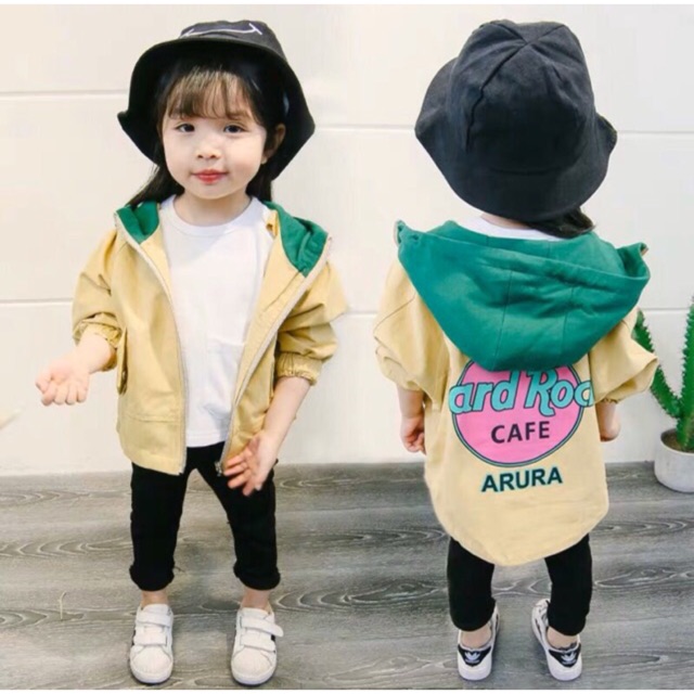 (COD) JAKET ANAK IMPORT HARD ROCK CAFE ARURA ✔️