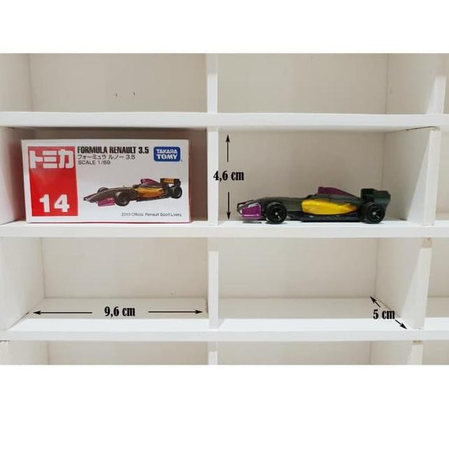 _ P00 Rak Display Hot wheels Isi 50 - Rak Diecast hotwheels Landscape PUTIH ❈